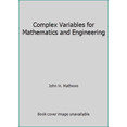 thumbnail image 1 of Pre-Owned Complex Variables for Mathematics and Engineering (Hardcover) 0697067645 9780697067647, 1 of 1