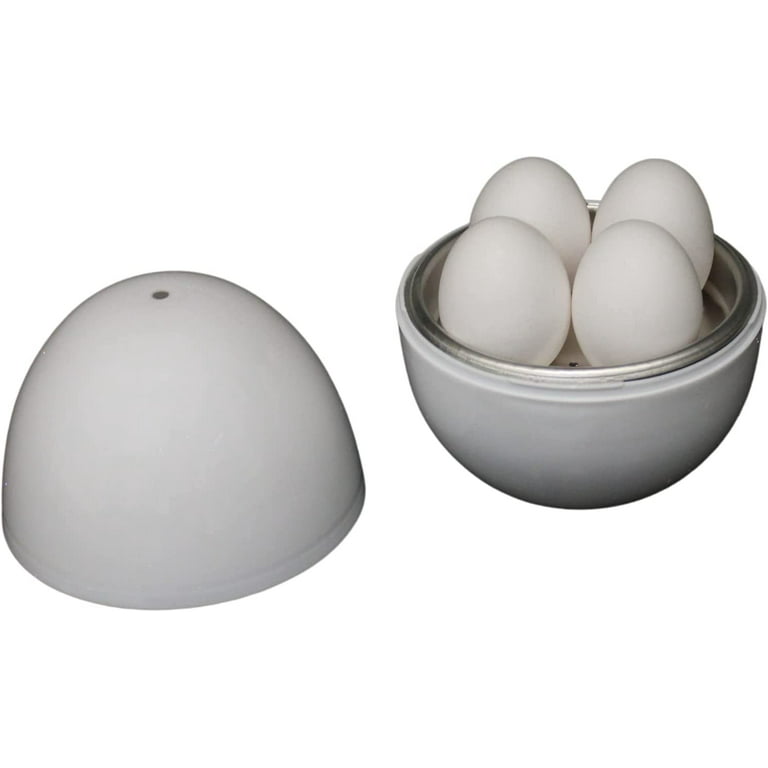 Microwave Oven Creative Egg Steaming Tool, Simple Boiled Egg Steamed Egg  Box Can Steam Two Eggs At The Same Time, Boiled Egg Mold - Temu