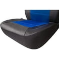 thumbnail image 6 of PIC AUTO 9PCS Blue Mesh and Leather Car Seat Covers Full Set Universal Fit, 6 of 9