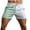 Men's White Sports Running Shorts, variant on HOOMEUMY Men's Summer Two-Tone Drawstring Elastic Waist Sports Running Shorts with Pockets Sports Running Shorts for Men Black 12