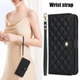 thumbnail image 3 of Allytechgroup Wallet Case for iPhone XS/X with Credit Card Slot, RFID Blocking PU Leather Case with Lanyard & Shoulder Strap & Kickstand Shockproof Bumper for Women Men, Black, 3 of 8