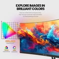 thumbnail image 4 of Monitor CRUA Ultra Wide Curvo de 30 pulgadas WFHD 100Hz 1500R, 4 of 7