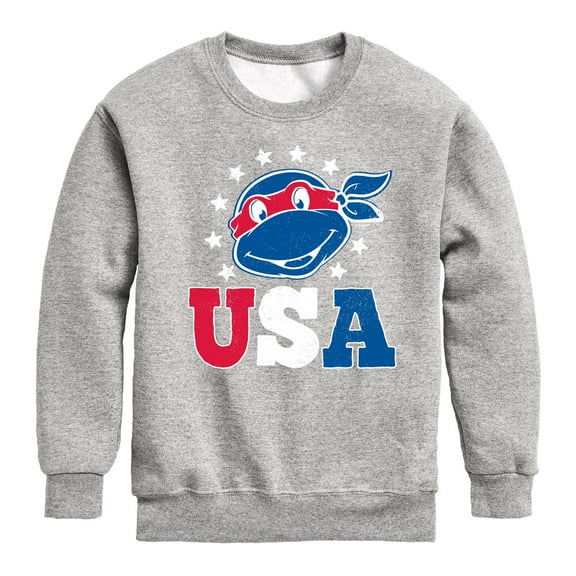 Teenage Mutant Ninja Turtles - USA Raphael - Youth Crewneck Fleece Sweatshirt