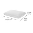 thumbnail image 4 of Memory Foam Pillow under $5! CQCYD Adjustable Memory Foam Pillow, Dual Side Cooling Gel Pillow, Bed Pillow for Side Back Stomach Sleepers, Washable Pillowcase Set, Orthopedic Support, 4 of 9