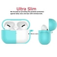 thumbnail image 5 of For Airpods Pro Silicone Case, Airpods Pro Case With Fur Ball, Njjex Cute AirPods Silicon Case with Airpods Pro Accessories Gold Keychain/Skin/Pompom (Front LED Visible) -Green, 5 of 7