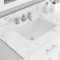 thumbnail image 5 of Water Creation Madison 72" Hardwood Double Bathroom Vanity in White/Chrome, 5 of 7