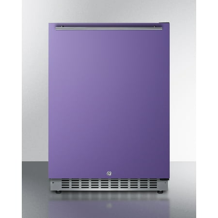 24 Inches Wide Built-In All-Refrigerator  ADA Compliant  Purple  RHD