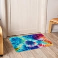 thumbnail image 6 of Tie Dye Polyester Non-Slip Machine Washable Floor Rug, for Office, Chair Rugs Included, 6 of 6