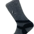 thumbnail image 2 of Thermal Socks for Men Wool Winter Crew Socks 1 PAIR Anthracite Size 10-13, 2 of 4