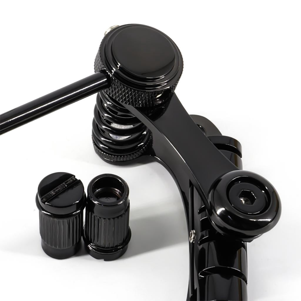 Yihuala Guitar Bridge Pull Plate Guitar Bridge Stop Rod Tailpiece Electric Guitar Tremolo Bridge Guitar Replacement Parts