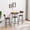 Rustic Brown, variant on Round Bar Table Set with Shelf, 23.62" Rustic Brown Pub Table with 2 Upholstered Stools, Backrest Seating with Storage Shelf for Kitchen, Bar, Small Spaces
