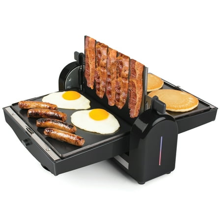HomeCraft - FBG2 Bacon Press & Griddle - Black