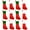 Style B, variant on Topboutique Christmas Stockings,12 Pcs Red Felt Xmas Stockings Bulk,White Cuff with Gold Trim Christmas Socks,Hanging Traditional Xmas Decorative Stockings,Gift Bag for Christmas Tree Ornaments