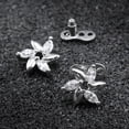 thumbnail image 6 of 1 Pair of Dermal Jewelry Suitable for Lips, Labret, Neck, Back Chest , Flower, 6 of 8