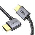 thumbnail image 1 of Cable HDMI XAOSUN en ángulo recto 2.1 m 8K @60Hz 4K @120Hz HDR PS5, 1 of 8