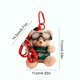 thumbnail image 3 of Regalos para Parejas Navidad Oso de Peluche Coche Llavero Colgante Parejas Regalos de Navidad Pareja Mochila Decoración, 3 of 6
