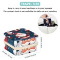 thumbnail image 5 of Santa Claus Travel Portable Jewelry Box - Square Organizer Box with Bracelet Holder, Earring Organizer – Store Rings, Earrings, Necklaces, Bracelets, and More! Suitable for Girls and Women, 5 of 6