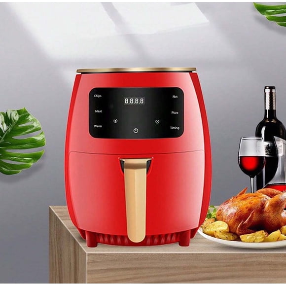 Freidora de aire CM-TOP 4.5L 2400W Color Rojo