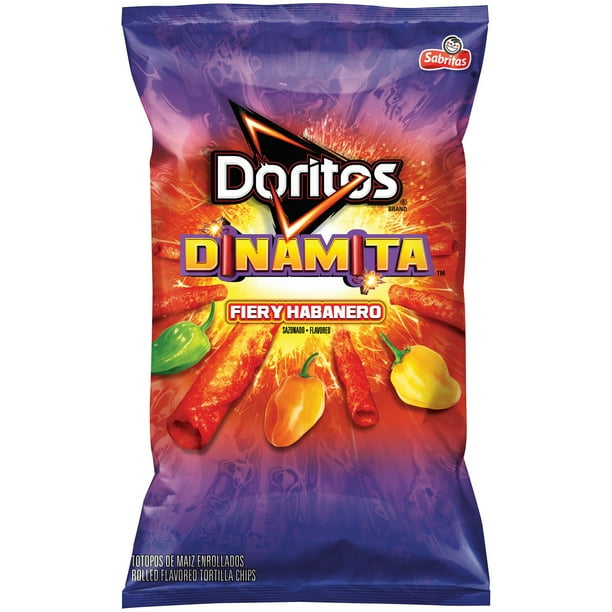Doritos Dinamita Fiery Habanero Rolled Tortilla Chips, 9.25 Oz