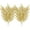 Gold, variant on Christmas Glitter Stems 24Pcs Artificial Pine Tree Picks for Christmas Tree Ornaments , DIY Xmas Wreath, Crafts, Garland, Holiday, Party, Wedding and Home Decoration