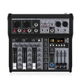 thumbnail image 4 of 4 Channel Bluetooth Audio Mixer Sound Mixing Console Audio Interface USB Sound Card for Studio Stage, 4 of 5