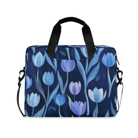 Laptop Bag Laptop Briefcase 15.7 x 3 x 11.8 Inches Laptop Bag Briefcases Laptop Storage Travel Laptop Bag Work Laptop Bag Blue Tulip1