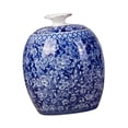 thumbnail image 1 of AMLESO Antique Ceramic Ginger Jar Tea Storage Handicraft Floral Arrangement Flower Vase C, 1 of 7