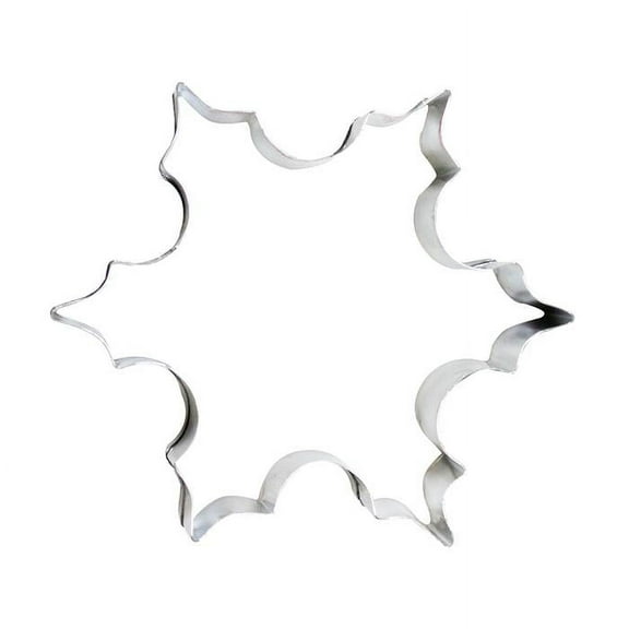 4 Inch Chunky Snowflake Metal Cookie Cutter