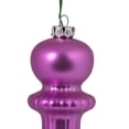 thumbnail image 2 of Vickerman 14" Orchid Matte Finial Drop Christmas Ornament UV Treated with Drilled and Wired Cap, 2 per bag, 2 of 2