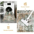 thumbnail image 3 of Hasoo Persian Runner Washable Non-Skid Area Rug Green, 2' x 6', 3 of 7