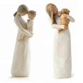 thumbnail image 3 of Family Parent-child Hugging Resin Ornament Hugging Pet Decoration Sculpture Minimalist Resin Craft Christmas Gift GuanGuan, 3 of 5