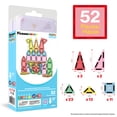 thumbnail image 4 of PicassoTiles Magnetic Tiles 52PCS Nano Travel Building Blocks Toy for Kids, Tin Storage Case, Early Learning Magnetic Tile Sensory Playset Car Airplane Activity Set for Boys & Girls Ages 3+, 4 of 10