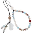 thumbnail image 4 of 1 cordón de agalmatolita para teléfono, correa corta para teléfono móvil, estilo chino, cuerda colgante Bodhi, cadena de muñeca roja, 4 of 7