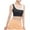 Black, variant on Kaemgyyd Womens Seamless Sports Bra Color Block Wireless Bras Full Coverage Padded Workout Running Yoga Crop Tops
