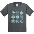 thumbnail image 3 of Inktastic Winter Snowflakes Youth T-Shirt, 3 of 5