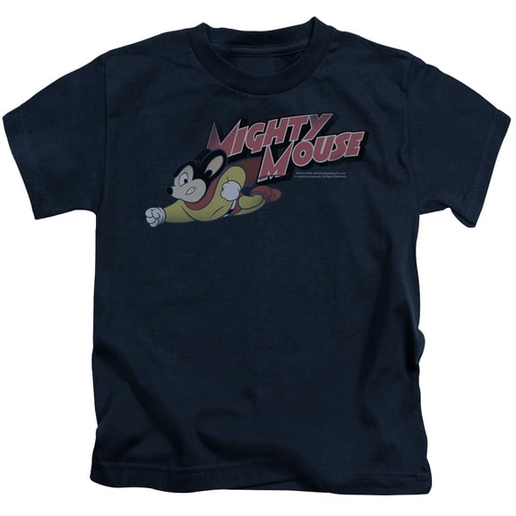 Mighty Mouse Mighty Retro Youth 18/1 T-Shirt Navy