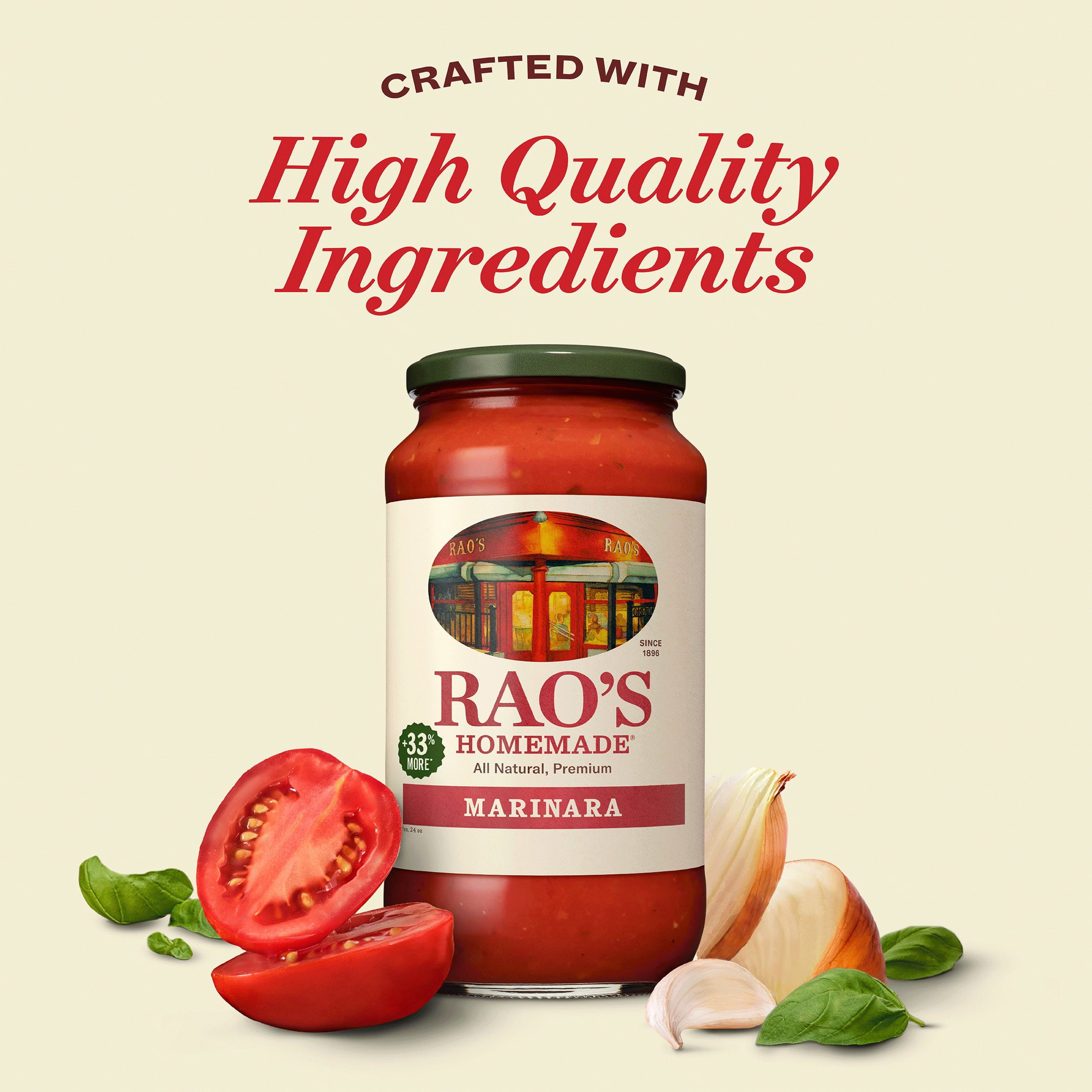 (3 pack) Rao's Homemade Marinara Sauce Made with Italian Tomatoes, 32 oz