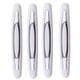 thumbnail image 1 of 4 Piezas de Del Coche de Parachoques Resistente Arañazos Del Cuerpo Accesorios Blanco, 1 of 9