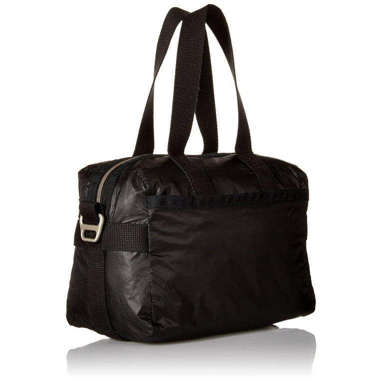 Lesportsac Essential Small Uptown Satchel (True Black C) - Walmart.com