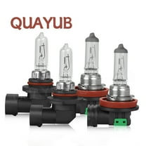 For Chevy Silverado 1500 2500 2007-2015 QUAYUB Halogen Headlight Bulbs 9005 High Beam H11 Low Beam 3200K Warm yellow 65/55w 4x