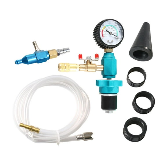 Dickly Coolant Vacuum Refill Set Professional Coolant Filling Gadgets with Storage Case Paper Case