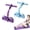 Blue+Purple, variant on Elastic Sit up Pull Rope, Pedal Resistance Bands with Handles Upgrade 6-Tubes Multifunction Tension Rope Foot Pedal Resistance Band At Home Workout Equipment for Abdomen, Waist, Arm, Leg