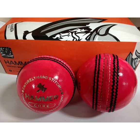 Hammer Core Pink Cricket Ball - Senior Size (Pack of 1)