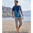thumbnail image 4 of Atlas For Men Mens Denim Cropped Cargo Trousers, 4 of 5