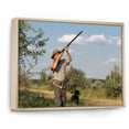 thumbnail image 2 of Designart "Hunt'S Firearm" Hunting & Fishing Floater Framed Canvas Art Print, 2 of 5