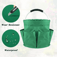 thumbnail image 6 of Garden Tool Bag with Pockets, 17L Large Waterproof Oxford Gardening Tote, Non-Slip Rubber Grip Handles, Durable Organizer for Garden Supplies (Green), 6 of 8