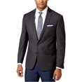 thumbnail image 1 of Ryan Seacrest Mens Windowpane Two Button Blazer Jacket, Grey, 42 Regular, 1 of 1