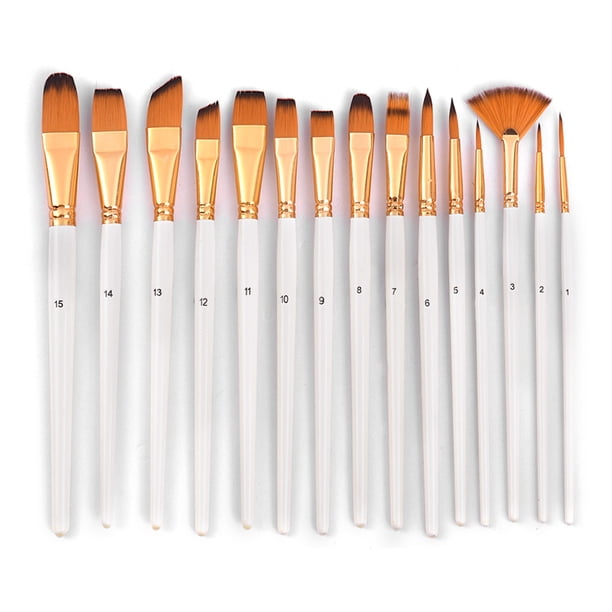 Pinzel Artist Paint Brush Set 15 pinceles de diferentes formas y tamaños ...