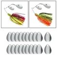 thumbnail image 3 of Paquete de 20 cuchillas giratorias Sunnimix DIY para señuelos duros B, 3 of 8
