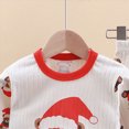 thumbnail image 5 of Gibobby Toddler Boys Pajamas Boys Girls Pjs Set 2 PC Soft Pajamas 1t 2t 3t 4t 5t Kids Fall Winter Long Sleeve Pajamas Loungewear Kid Sleepwear Toddler Boys Clothes,Red,Size 4-5 Years, 5 of 6